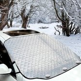 Voorruit Sneeuw Cover - Winddicht & Waterdicht - Met Magnetische Randen - Zilverkleurig - 147cm x 116cm - Geschikt Voor Auto's - Ideaal voor Winter & Zomer