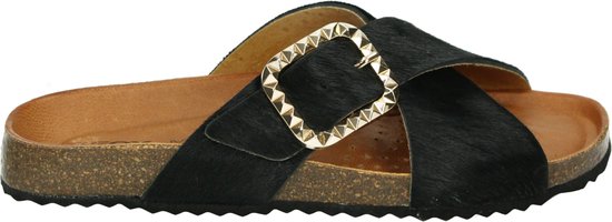 Geox D45VYB - Dames slippers - Kleur: Zwart - Maat: 38
