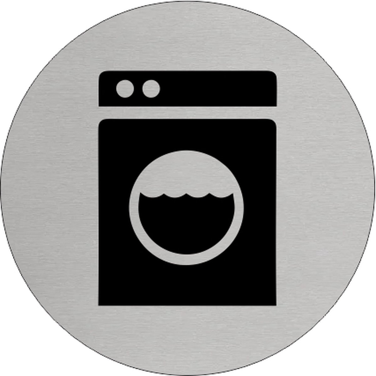 Plaque De Porte CombiCraft 'Eau Non Potable' Aluminium 75mm - Signalétique Adhésive 3M
