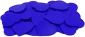 CombiCraft Blanco Plastic munten Hartje Donker Blauw - 100 stuks