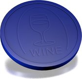 CombiCraft wijnmunten reliëf donker blauw - 250 stuks