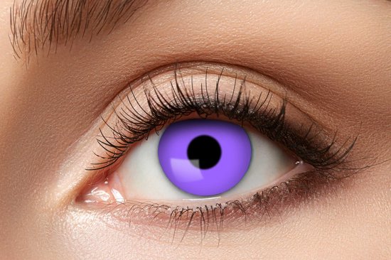 Paarse kleurlenzen - Purple vampire - gekleurde paarse lenzen - Halloween lenzen - Paarse vampier kleurlenzen