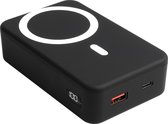 XtremeMac Powerbank - Magnetisch - 20.000 mAH - USB-C/USB-A - MagSafe Houder - Display - Zwart