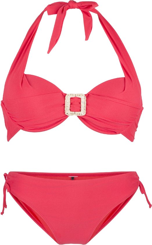LingaDore - Halternek Bikini Set Rood - maat 42C - Rood