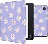 iMoshion Ereader Cover / Hoesje Geschikt voor Kobo Sage / Tolino Epos 3 - iMoshion Design Slim Hard Case Sleepcover Bookcase met stand - / Flowers Distance