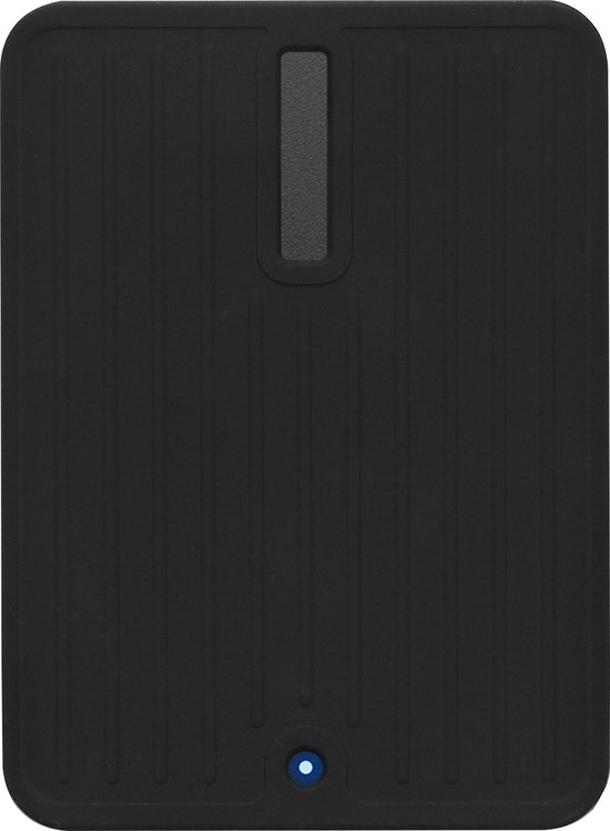 Boîtier de disque dur kwmobile - Compatible avec le SSD Canvio Basics A5 (1 To / 2 To) - Cache SSD en silicone - En noir