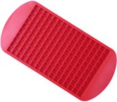 Go Go Gadget - Arnillo - Ijsblokjesvorm - 160 kleine ijsblokjes - BPA Vrij - Silicone Ijsblokjesvorm - Rode Ijsblokjeshouder