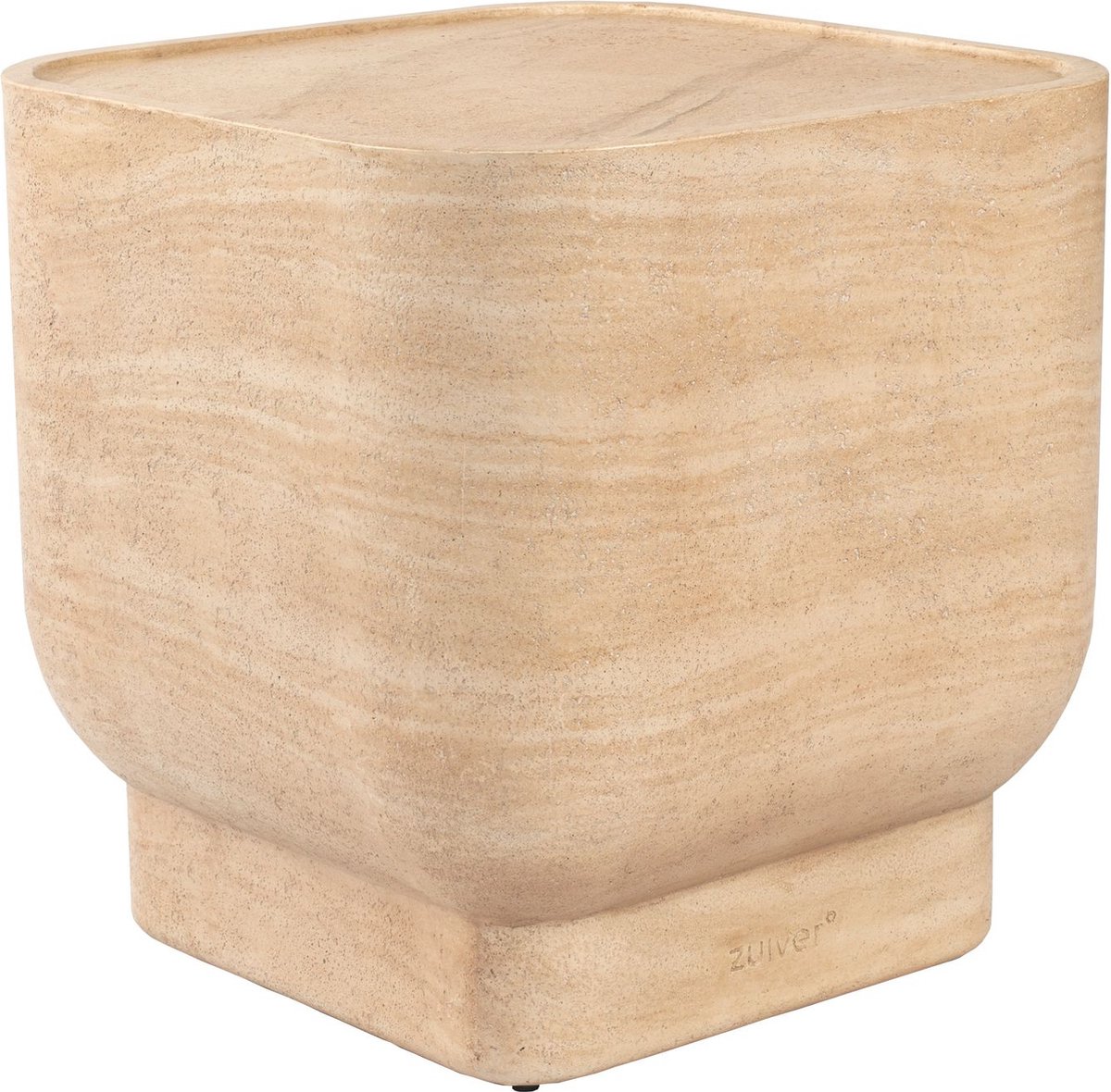 Noble Bijzettafel Vierkant - Beige