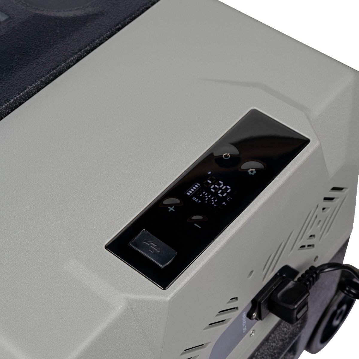 Steamy-E Single Zone Elektrische Compressor Koelbox Op Wielen - 47 liter - 12V en 230V - voor auto en camping - Grijs – foto 7