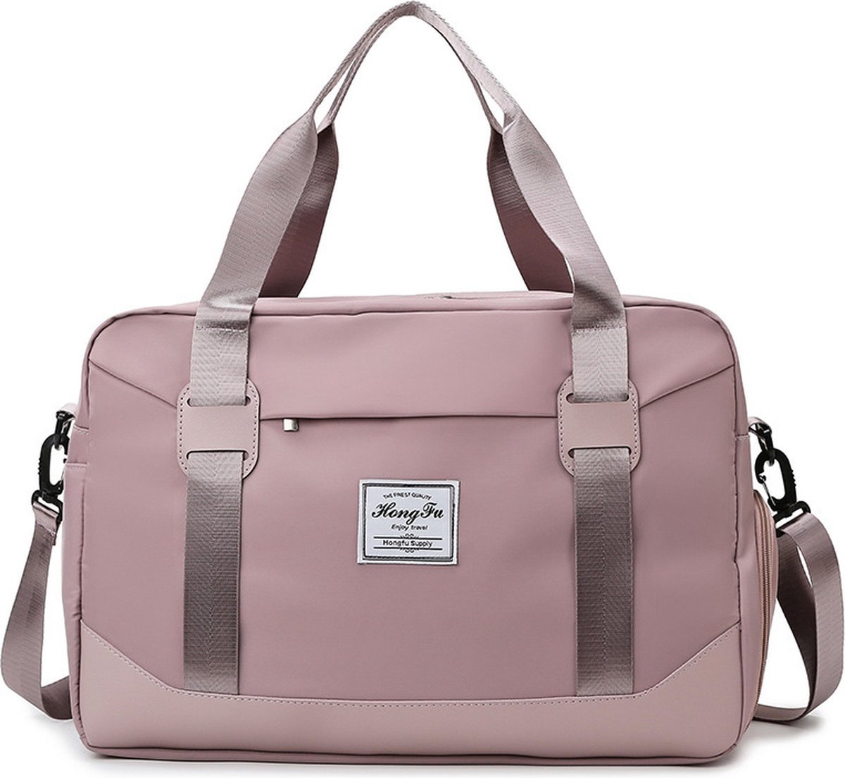 Geweo reistas - Weekendtas - 45x36x20 - Sporttas - Duffel tas - Met Afneembare Schouderband - Roze