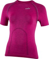 Nalini - Dames - Ondershirt Fietsen - Korte Mouwen - Onderkleding Wielrennen - Roze - LADY MELANGE SS - L/XL