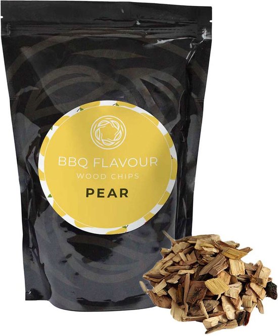 BBQ Flavour - Rookhout - Rookmot - Rooksnippers - Eiken - Pear - 500 gr - BBQ Flavour