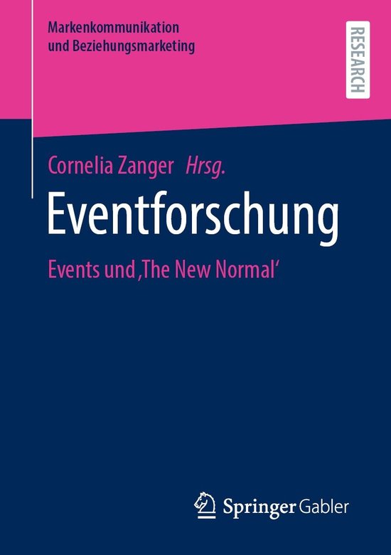 Business and Economics (German Language) - Eventforschung - cover