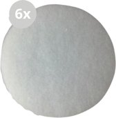 Geschikt voor Eheim 250 - 6x filter fleece/ filtervlies