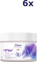 6x Dove Bath Therapy Renew Bodyscrub 295 ml