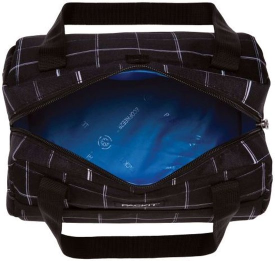 Pack It - Koeltas Hampton Grid - Polyester - Zwart van Pack It — afbeelding 2