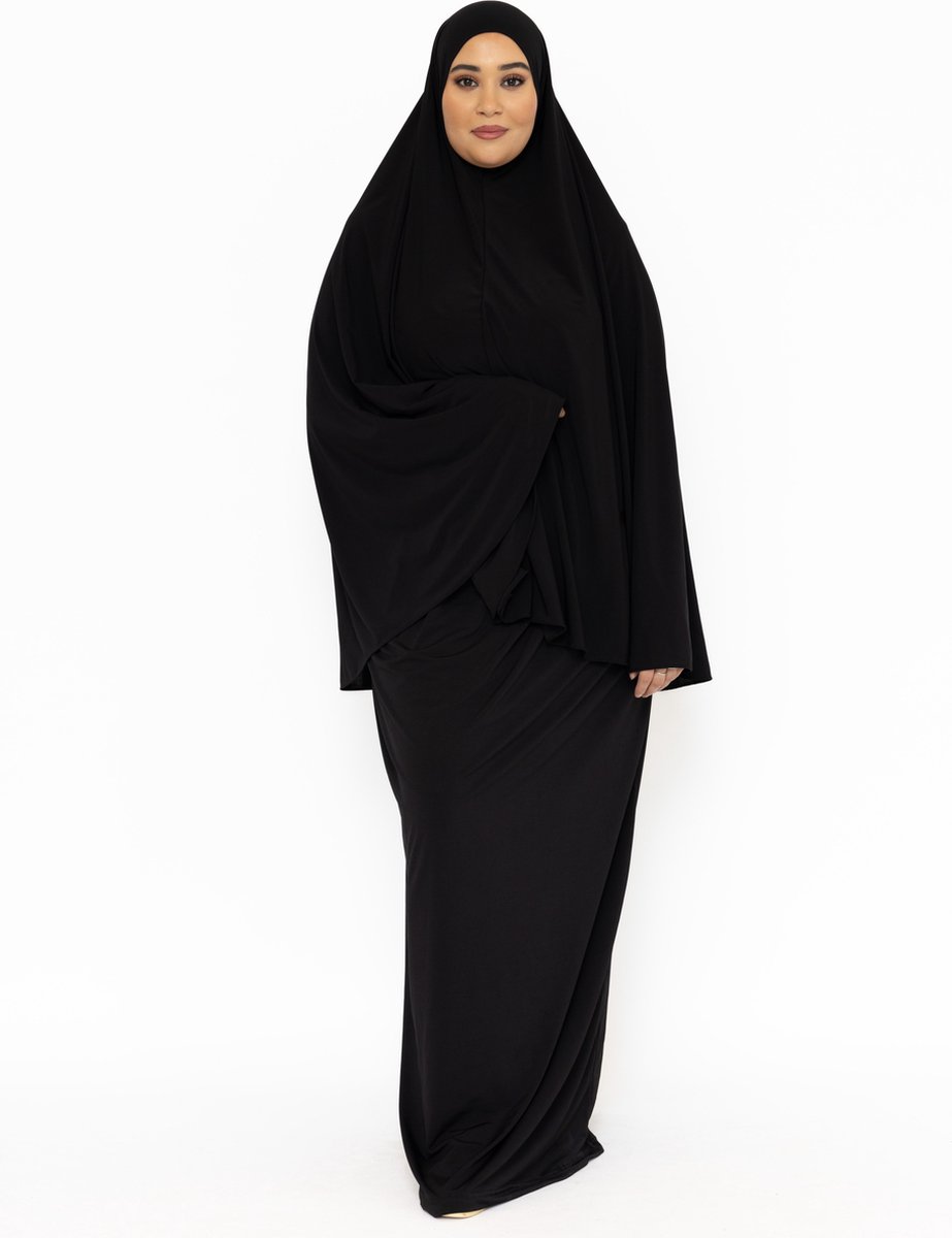 BaronHong islamitische meisje Abaya Jilbab volledige lengte jurk rok pak