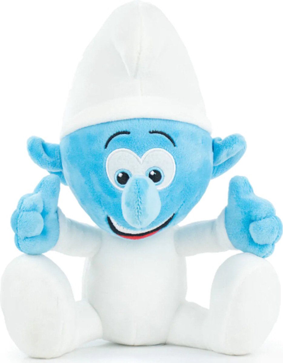 De Smurfen Baby Smurf Pluche Knuffel 30 cm {The Smurfs Plush Toy Speelgoed Knuffelpop Knuffels voor kinderen jongens meisjes Potige Smurf Brilsmurf Grote Smurf Knutselsmurf Smurfin Gargamel Azrael}