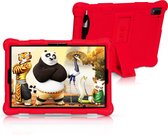 Tablette pour enfants AmpoPlay - Application de contrôle parental - Android 12 - 8 pouces - 32 Go - Temps d'écran réglable - Housse de protection gratuite - Rouge