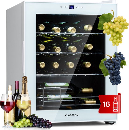 Klarstein Shiraz 16 Quartz Wijnkoelkast 42 Liter - Touch - Klarstein - €203,99