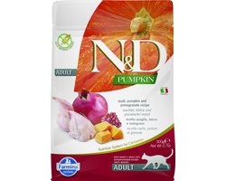 N&D Pumpkin kattenvoeding Kwartel 300 gr.