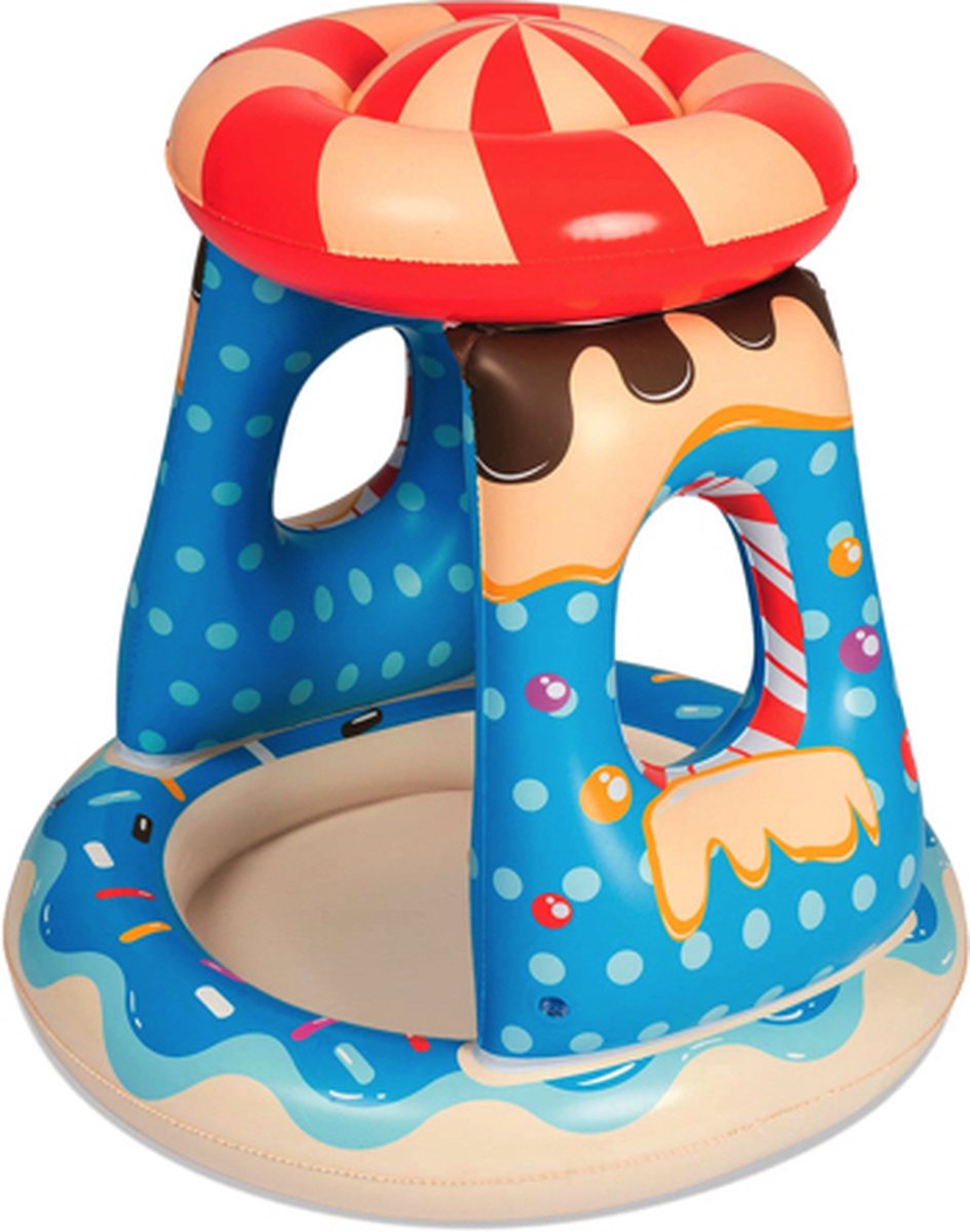 Bestway Baby zwembad met dak Snoep 91x91x89 centimeter