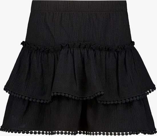 Jupe fille MyWay à volants noir - Taille 122/128