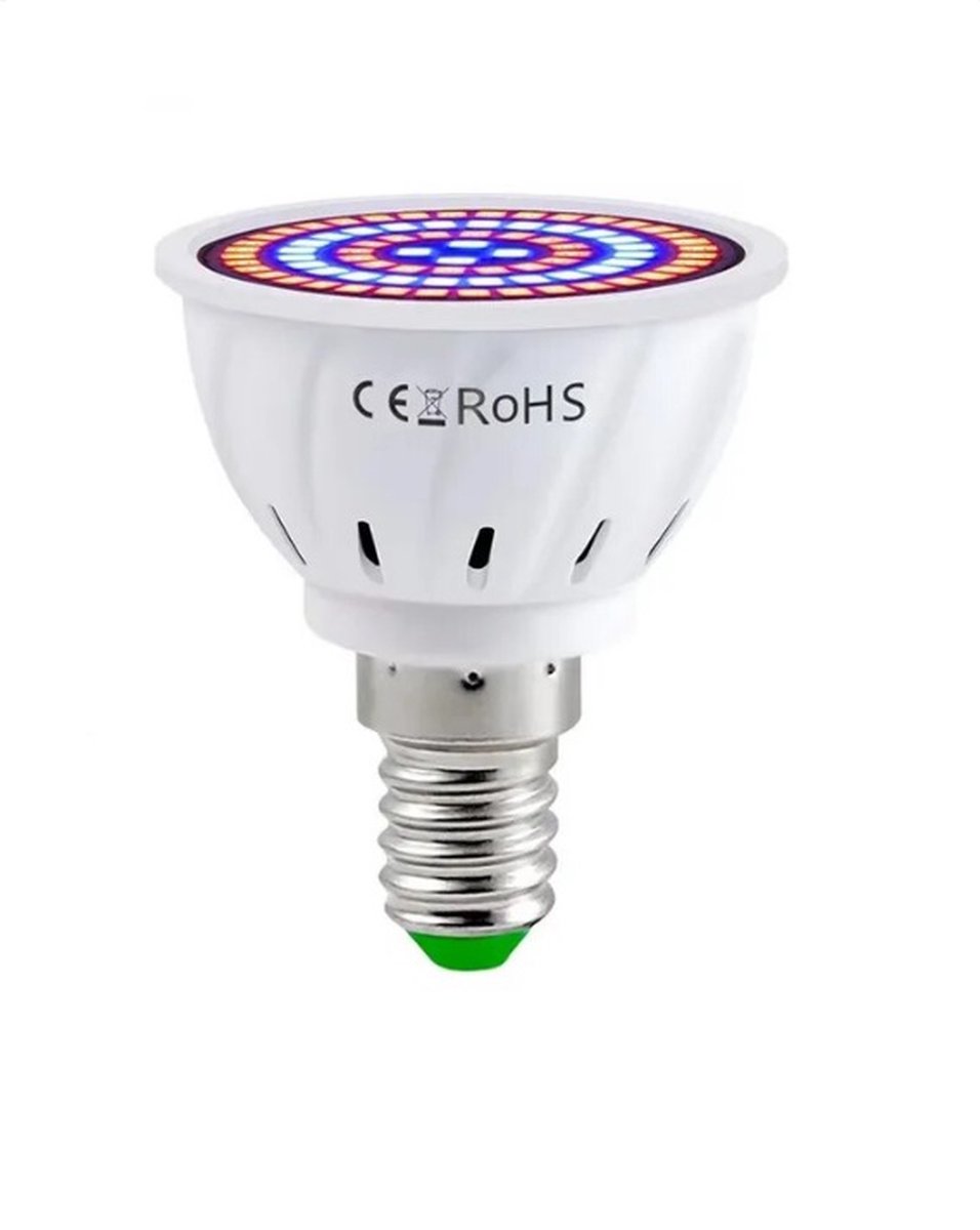 LED Spot Groeilamp / Kweeklamp voor planten / Full Spectrum - E14 Fitting - 7 Watt