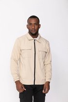 Zayn Shirt Beige Herenjas - Maat XL - Stijlvolle Lentejas voor Mannen