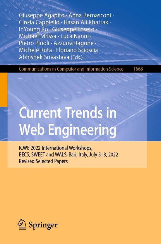 Springer Nature Proceedings Computer Science - Current Trend ... - cover