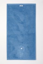 Handdoek Woody Uni Zeepaardje - Blauw