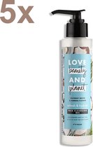 Love Beauty & Planet - Vegan Face Cleansing Gel - Refresh & Hydrate - Coconut Water & Mimosa Flower - 5x 115ml - Voordeelverpakking