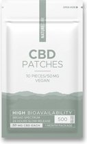 Nature Cure CBD-Pleisters -50 mg CBD- Broad Spectrum 10 stuks