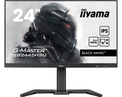 iiyama G-Master GB2445HSU-B1 Black Hawk - 24 Inch - IPS - Full HD - 100Hz - 1ms - In hoogte verstelbaar