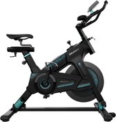 Cecotec DrumFit Indoor 23000 Kosmos - Hometrainer met ingebouwde hartslagmeter- LCD Scherm met info - Verstelbaar - Teenclips - Ipad Houder - 23 kg vliegwiel - Fitness fiets