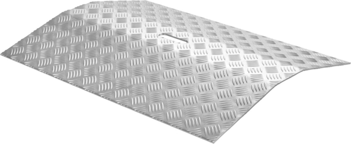 Goedkoopste Drempelbrug 4 t/m 6 cm - Aluminium - Oprijplaat Drempelhelling Drempelplaat