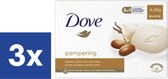Dove Zeep Shea Butter & Warm Vanilla - 3 x 4 stuks