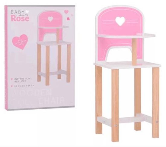 Johntoy houten poppenstoel Baby Rose