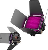 20W RGB LED Cameralamp 2500K-10000K met Schuurdeurverspreider - APP Bediening - Professionele Fotografie en Videografie Belichting