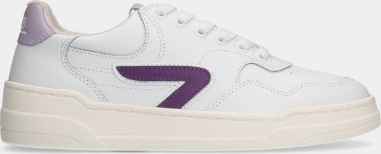 Hub court L31 off white/purple dames sneakers