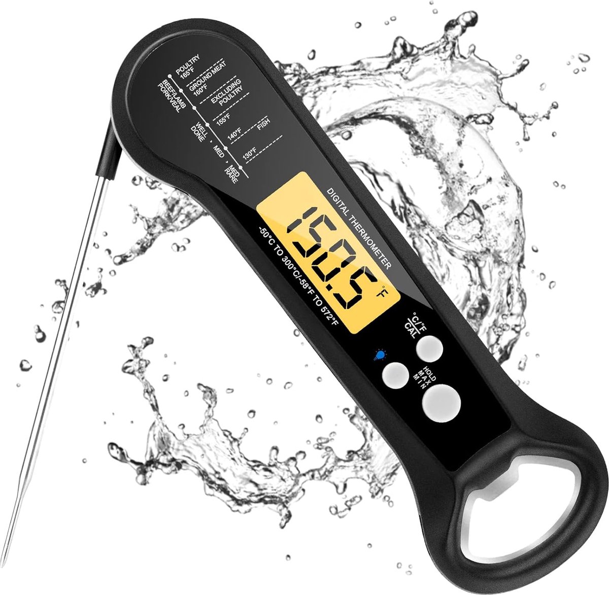 BBQ accesoires thermometer - Vleesthermometer - Kookthermometer - Must have voor elke BBQ!