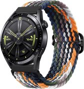 Nylon Stretch Bandje 22mm - Camouflage Horlogebandje geschikt voor Samsung Galaxy Watch 46mm / 3 (45mm) / Gear s3 - Polar Vantage M2 / Grit X - Huawei Watch GT 3 (pro) / 2 - Amazfit GTR