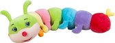Knuffeldier Rups - zachte spandex stof - premium knuffels - mix kleuren - 90 cm