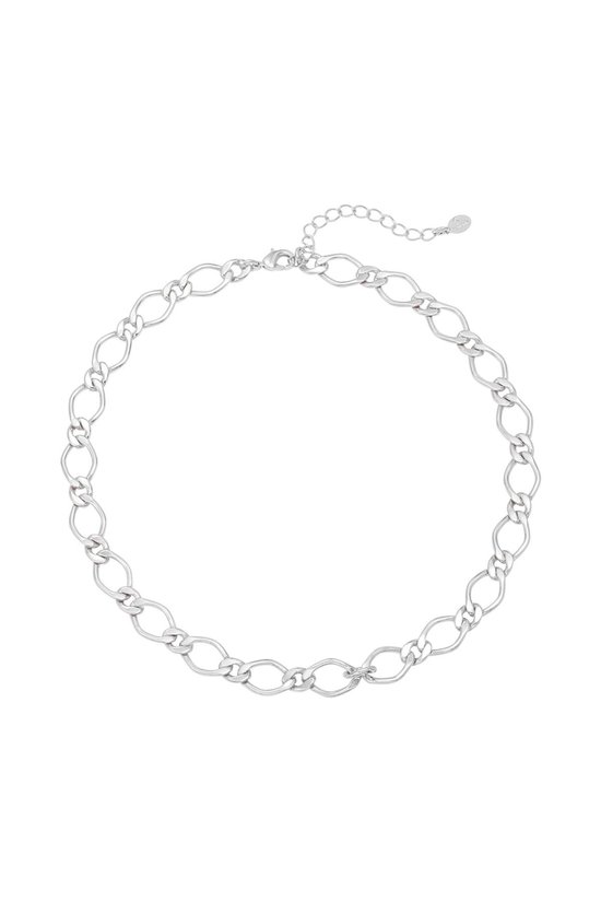 Zilveren chunky chain ketting - Zilver - Kettinkje van roestvrij staal - Sieraden voor dames - RVS - Schakelketting - Stainless steel - Nikkelvrij - Roestvrij stalen