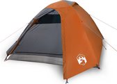 vidaXL-Tent-2-persoons-waterdicht-grijs-en-oranje