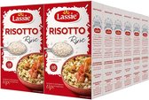 Lassie Risottorijst - 12x400g Voordeelverpakking - Italiaanse Risotto rijst - zach & smeuïge textuur - ronde korrel - 18 Minuten koken - 100% Natuurlijk en Glutenvrij