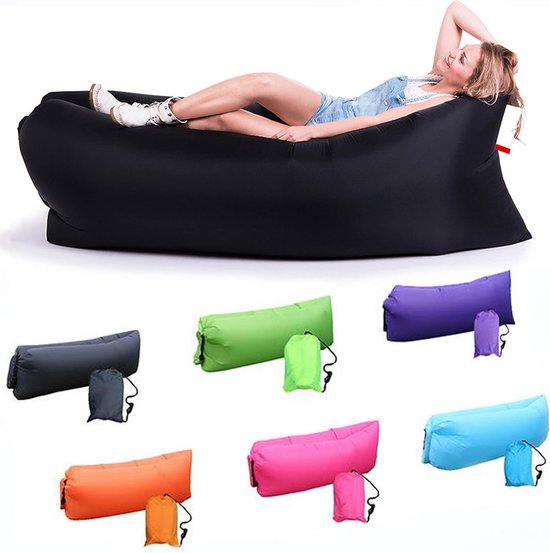 Neue einzelne aufblasbare Rückenlehne PVC Flock ing Couch Faltbare aufblasbare k