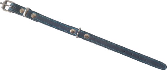 Jack And Vanilla - Halsbanden - Jv Vetleder Halsband Blauw-10mmx25cm 45/7610 - 228653