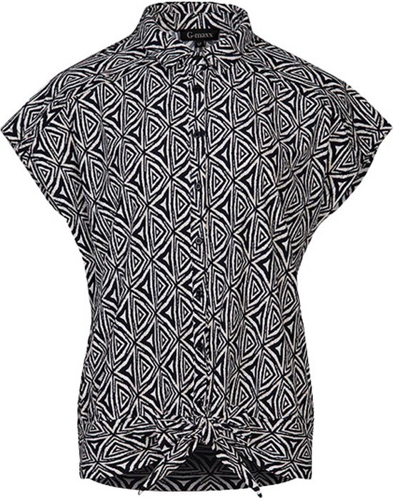 G-maxx blouse Nori - Offwhite/Black
