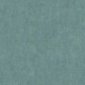 Ton sur ton behang Profhome 380244-GU vliesbehang licht gestructureerd tun sur ton mat blauw groen 5,33 m2